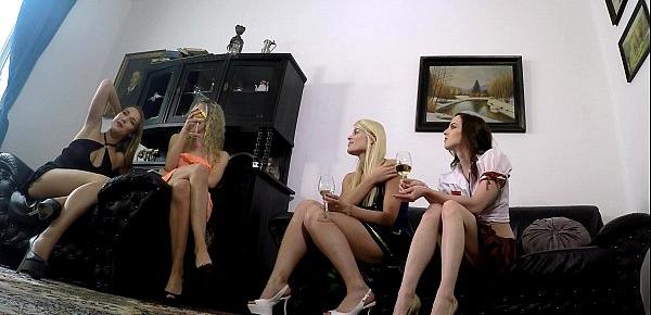  Bottom Cam Go Pro for Party Girls from our Home Some small view from their skirts like upskirt angle